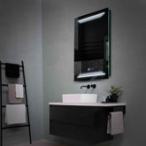 Espejo LED Vertical | Botones táctiles | Función antivaho | Luz blanca fría - Reyze Seria Salono Model 7